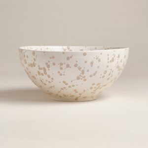 Speckled Deep Ceramic Serving Bowl