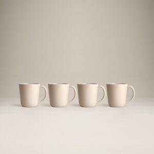 Glossy Dune Ceramic Coffee Mugs