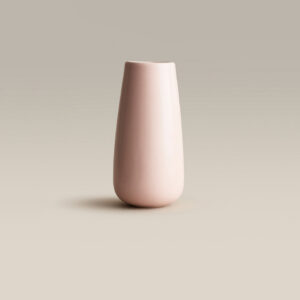 Slim Semi-Matte Ceramic Bud Vase